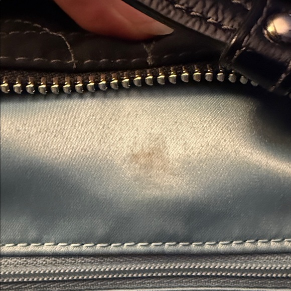 Coach Black Tote Bag with Silver Accents - Picture 11 of 15